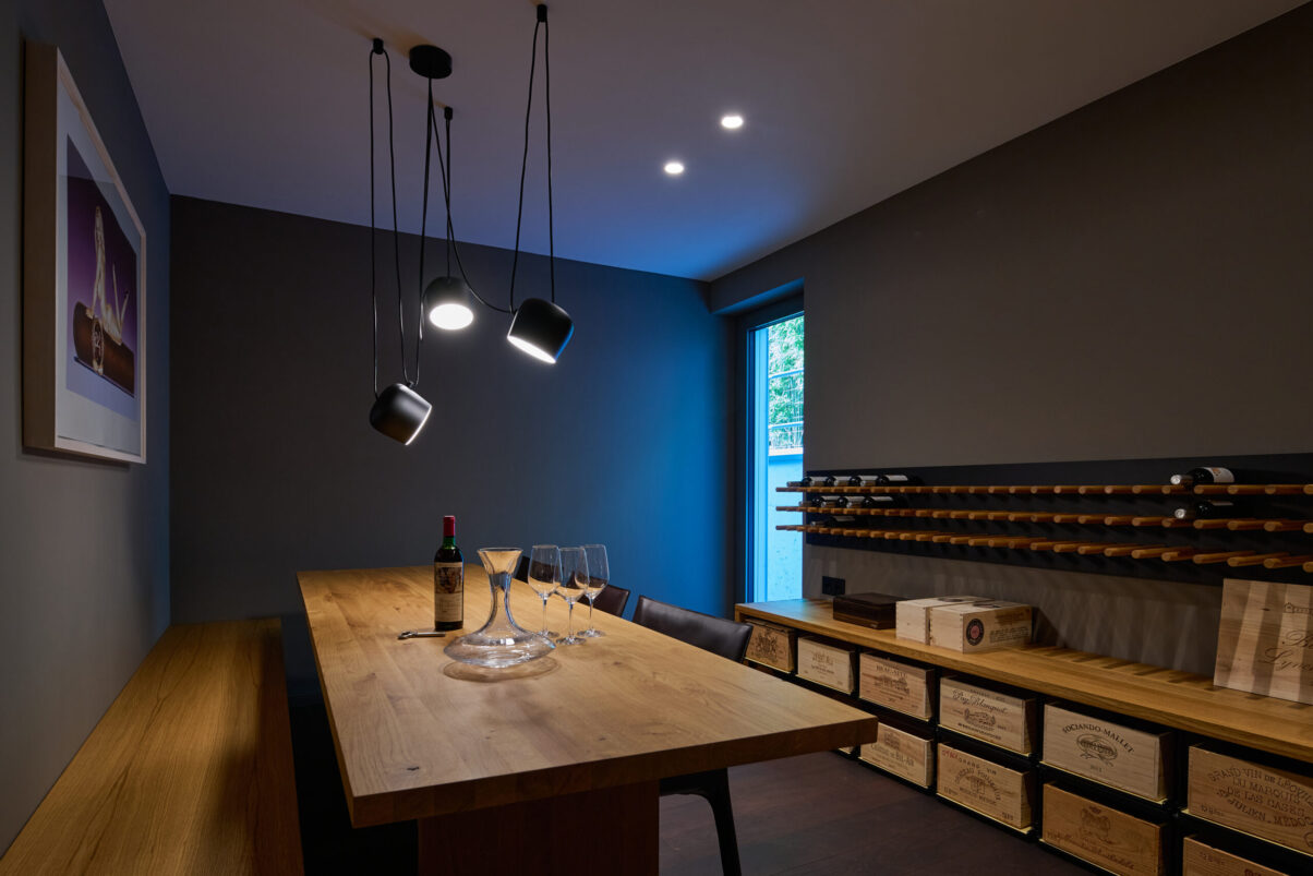 Architektur- und Interieurfotografie Düsseldorf MH Project Interieur, Weinkeller, Weinbar